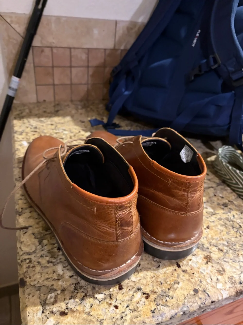 Steve Madden Men's Tan Leather Chukka Boots